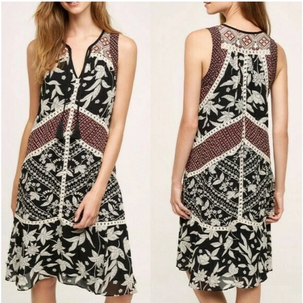 Anthology Floreat grassland multicolor dress, size 10